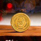 Монета шоколадная "Дедушка мороз", 6г - Фото 1