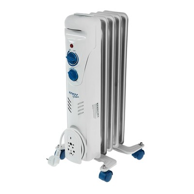 Обогреватель ENGY EN-2305 Fusion, масляный, 1000 Вт, 5 секций, 10 м², серый