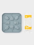 Форма для леденцов «Зоопарк», силикон, 14.5×14.5×1.5 см, 8 ячеек (3×2.5 см), с палочками, МИКС - Фото 2