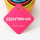 Набор мерных ложек Доляна «Заряд», 12 шт., от 0.66 до 250 мл, пластик, МИКС - Фото 7