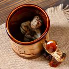 Пивная кружка "Моряк", коричневая, керамика, 0.5 л, микс - Фото 4