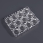 Органайзер для хранения мелочей, 12 баночек, 4 мл, 12×10×2 см, прозрачный - Фото 5