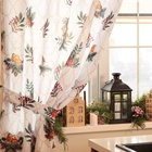 Комплект штор для кухни с подхватами «Этель» Beautiful birds, 2 шт., белый, 145×180 см - Фото 5