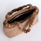 Сумка женская на молнии, цвет бежевый - фото 27333855