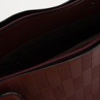 Сумка женская на молнии, цвет бордовый - фото 21393643