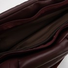 Сумка женская на молнии, цвет бордовый - фото 21393659