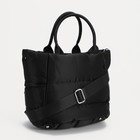 Сумка женская на молнии, цвет чёрный 7417832