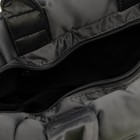 Сумка женская тоут на молнии, 27×16×23 см, однотонная, серая - фото 51849913