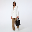 Сумка женская на молнии, цвет тёмно-коричневый - фото 25477914