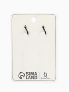 Серьги висячие со стразами «Вечерние» мадам, цвет изумрудный в чёрном металле, 7 см - Фото 5