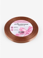 Лента атласная, 6 мм × 23 ± 1 м, цвет бронзовый №117 - Фото 4