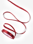 Лента атласная, 10 мм, 23±1 м, бордовая №48 - Фото 3