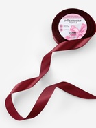 Лента атласная, 20 мм, 23±1 м, бордовая №48 - Фото 2