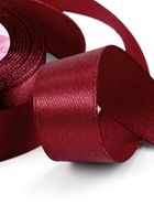 Лента атласная, 20 мм, 23±1 м, бордовая №48 - Фото 4