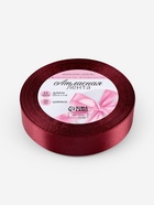 Лента атласная, 20 мм, 23±1 м, бордовая №48 - Фото 5