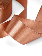 Лента атласная, 20 мм, 23±1 м, цвет бронзовый №117 - Фото 3