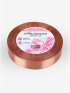 Лента атласная, 20 мм, 23±1 м, цвет бронзовый №117 - Фото 4