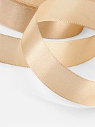 Лента атласная, 20 мм, 23±1 м, светло-бежевая - Фото 4