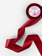 Лента атласная, 40 мм, 23±1 м, бордовая №48 - Фото 2