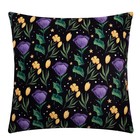 Чехол на подушку Этель "Ландыши" 40х40 см, 100% п/э, велюр - Фото 1