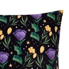 Чехол на подушку Этель "Ландыши" 40х40 см, 100% п/э, велюр - Фото 2