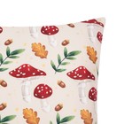 Наволочка декоративная Этель «Грибы» 40×40 см, 100% п/э, велюр - Фото 2