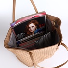 Сумка женская на молнии, цвет бежевый - фото 27093908