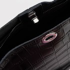 Сумка женская на молнии, цвет чёрный 7417851