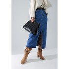 Сумка женская на молнии, цвет чёрный 7417851