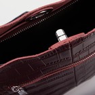 Сумка-тоут на молнии, цвет бордовый - фото 21393951