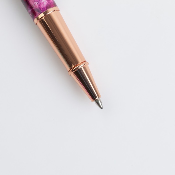 Ручка металл с колпачком «Природа - лучший художник России», фурнитура золото - фото 1899998374