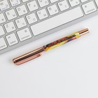 Ручка металл с колпачком «Творения русской природы», фурнитура золото - фото 6488675