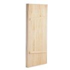 Дверной блок для бани, 180×80см, из липы, на клиньях, массив, "Добропаровъ" - Фото 3