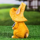 Фигура "Заяц в шляпе" рыжий 21х12х9см - Фото 3