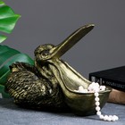 Подставка - конфетница "Пеликан" бронза, 34х24х12см - фото 7151883