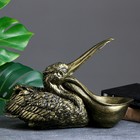 Подставка - конфетница "Пеликан" бронза, 34х24х12см - фото 7151885