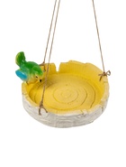 Подвесной декор "Кормушка с птичкой" 17х17х8см - фото 809190926