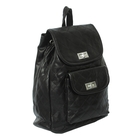 Рюкзак молодёжный "Кассандра", 1 отдел, наружный карман, цвет чёрный - Фото 2