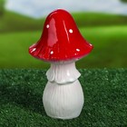 Садовая фигура "Гриб мухомор", керамика, 20 см - Фото 2