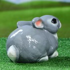 Садовая фигура "Заяц", глянец, серый цвет, 17 см, микс - Фото 3