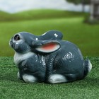 Садовая фигура "Заяц", глянец, серый цвет, 17 см, микс - Фото 5