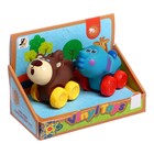 Набор машин «Зверята», 2 штуки, МИКС - фото 24423117