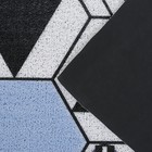 Коврик придверный грязезащитный Доляна «Геометрия», 80×120 см - фото 89488