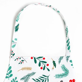 Фартук новогодний "Этель" Leaves 60х70см, 100% хлопок, репс 210 г/м2