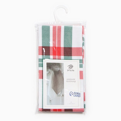 Полотенце «Этель» Holiday decoration, 40×73 см, хлопок 100%, репс 210 г/м²