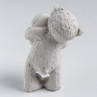 Молд силиконовый "Мишка с большим сердцем" 9х5,5х4,5 см МИКС - Фото 4