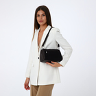 Сумка-тоут на молнии, цвет коричневый - фото 26130721