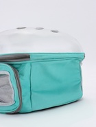 Рюкзак для переноски животных прозрачный, 31×28×42 см, бирюзовый - Фото 13