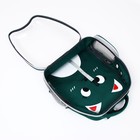 Рюкзак для переноски животных "Котик", прозрачный, 34 х 25 х 40 см, зелёный - фото 6489090