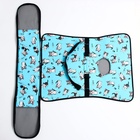 Сумка-переноска каркасная «Играющие котики», размер L, 53×21×29 см, голубая - Фото 10